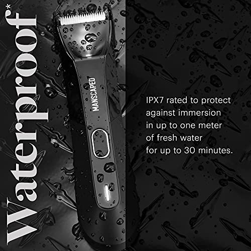 MANSCAPED™ The Perfect Duo 4.0 Contains The Lawn Mower™ 4.0 Waterproof Electric Groin Hair Trimmer and The Weed Whacker™ Nose and Ear Hair Trimmer