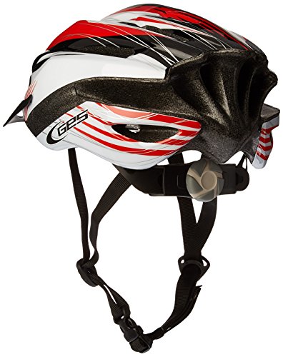  Manufacturas Ges H401Q30 - Casco de Ciclismo Rocket, Color Rojo, Negro y Blanco, Talla M (54-58)