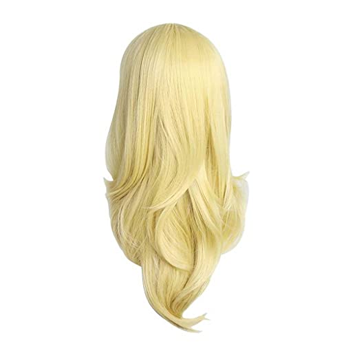 MAOMA Peluca Cosplay Anime,Peluca Tokyo Revengers Emma Sano,Long Golden Peluca Cosplay,con Red de Peluca Gratis,Halloween Hair,para Cosplay de Fiesta ​diari