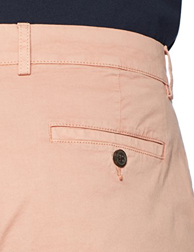 Marca Amazon – Goodthreads – Pantalones cortos chinos, cómodos y elásticos sin pinzas en la parte delantera con tiro de 23 cm para hombre, Rosa (Muted Clay Mut), W33 (Talla del fabricante: 33)