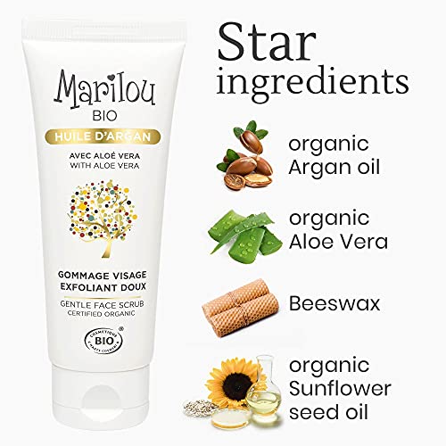 Marilou Bio Face Scrub 75 ml con aceite de Argán Exfoliante