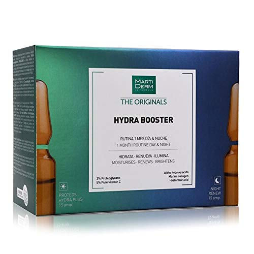 MARTIDERM HYDRA BOOSTER + NIGHT RENEW15+15 AMPOLLAS