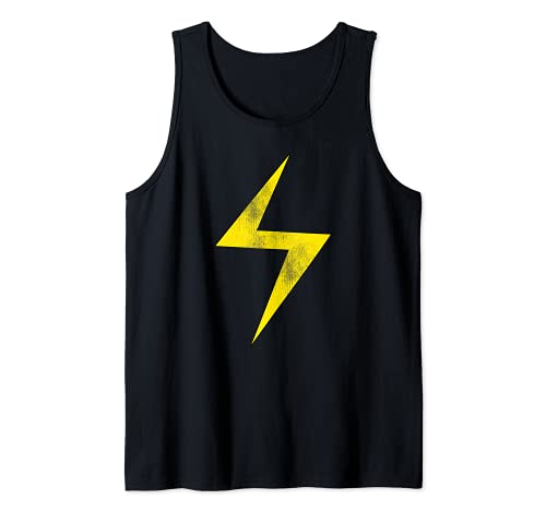 Marvel Ms. Marvel Lightning Bolt Icon Camiseta sin Mangas