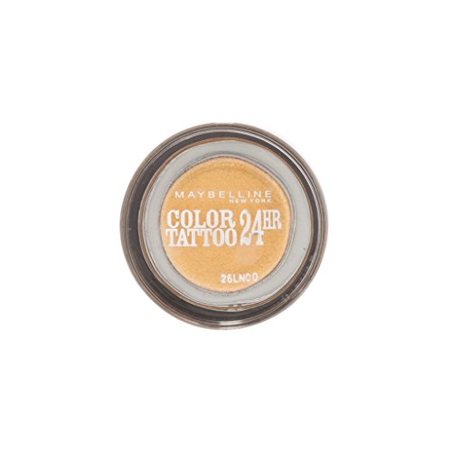 Maybelline Color Tattoo 24HR - 75 24K Gold - Oogschaduw sombra de ojos Oro - Sombras de ojos (Oro, 24k Gold, 1 Colores, 24 h, Italia, 44 mm)