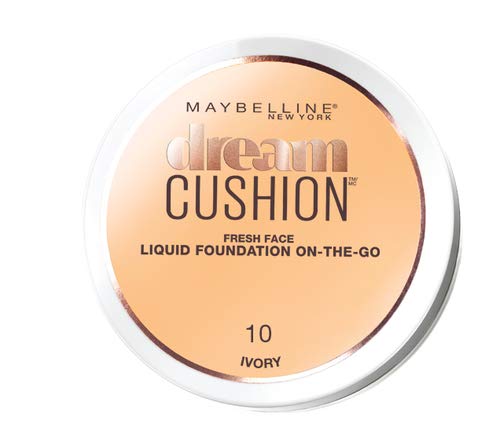 Maybelline DREAM CUSHION FDT NU 10 Ivory base de maquillaje - Base de maquillaje (Ivory, #F8e3bc, 26 mm, 70 mm, 70 mm, 62 g)