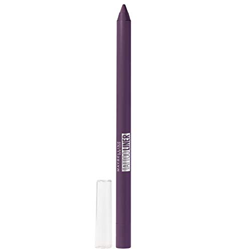 Maybelline New York, Tattoo Liner, Lápiz de Ojos Semi-permanente, Waterproof, No transferible, Tono: 940 Rich Amethyst, Morado, 1.3 gr