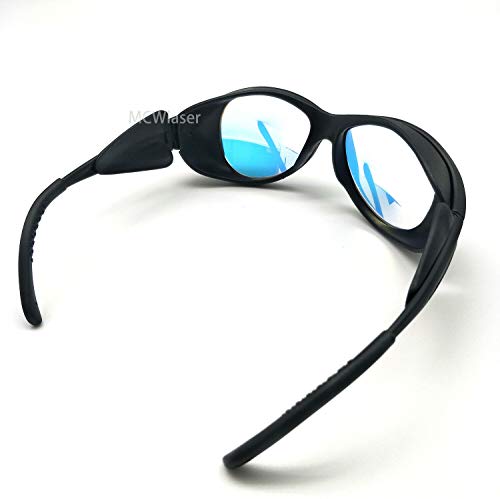 MCWlaser Gafas Protectoras de Seguridad con láser de CO2 Gafas 10600 NM 10.6um Tipo Reflectante Gafas con láser de CO2 para CO2 Grabado con láser Corte Instrumento de Tratamiento de Belleza EP-25