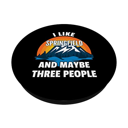 Me gusta Springfield y quizás tres personas PopSockets PopGrip Intercambiable