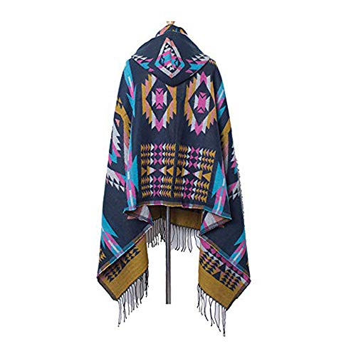 MeiPing Poncho de Mujer Suave para Invierno Cárdigan de Punto Capa de Tamaño Grande Elegante Calentito Diseño Simple