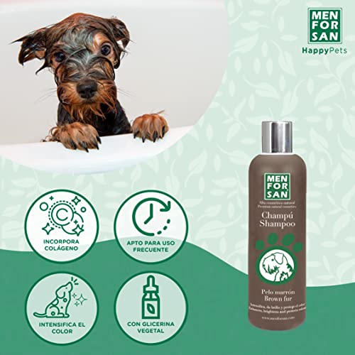 MENFORSAN Champú Perros Pelo Marrón - 300ml