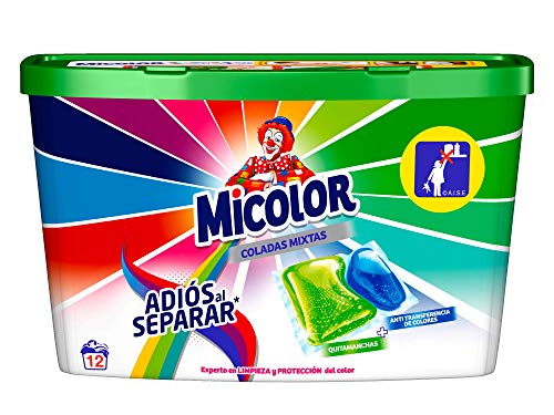 Micolor Detergente en Cápsulas Adiós al Separar - Pack de 8, Total: 96 Lavados