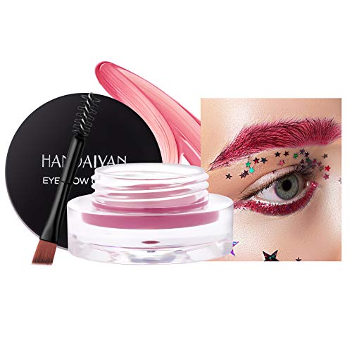 Mimore Gel de cejas de colores Tatuaje De Cejas Crema Teñida Maquillaje de larga duración, resistente al agua, que no destiñe y da forma a las cejas con pincel para maquillaje de cejas (08)