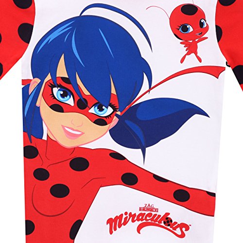 Miraculous Ladybug - Pijama para niñas Ladybug - Ajuste Ceñido - 6-7 Años