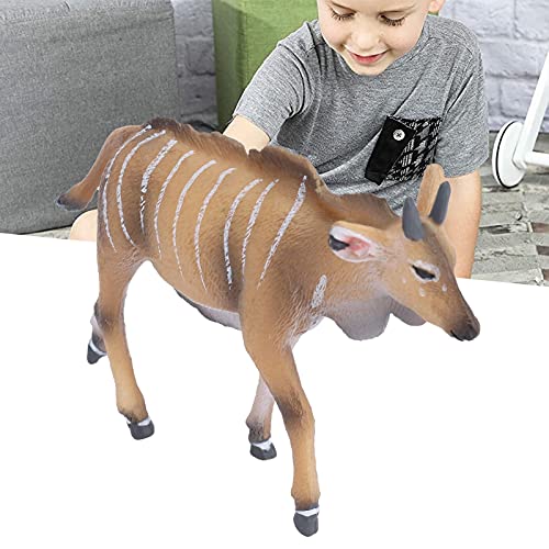 Modelo de Animal del Bosque, Lindo Modelo de Animal de Simulación de PVC Portátil Hermoso para Niños para la Decoración del Escritorio del Hogar