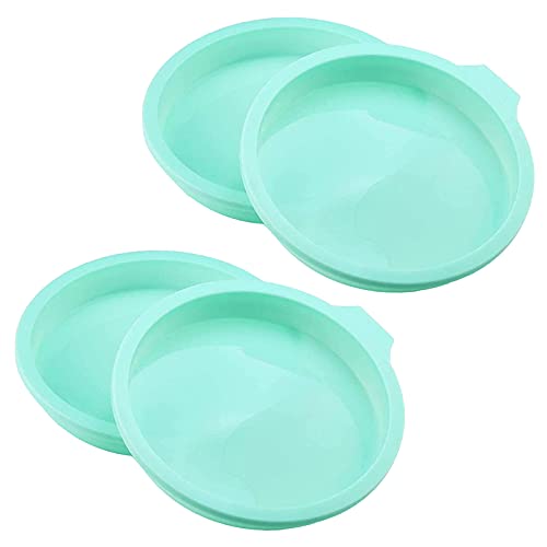 Molde Pastel Arcoíris Molde Tarta Silicona 15 cm 4 Pcs Hornear Pasteles en Capas Silicona Molde 6 in Molde Redondo Silicona para Tartas Molde Silicona Bizcocho Redondo sin BPA para Hornear Pasteles