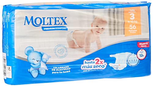 Moltex Pañal Premium T3 410K 1 unidad, Pack de 1