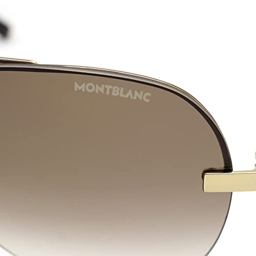 Mont Blanc Hombre gafas de sol MB0018S, 002, 60