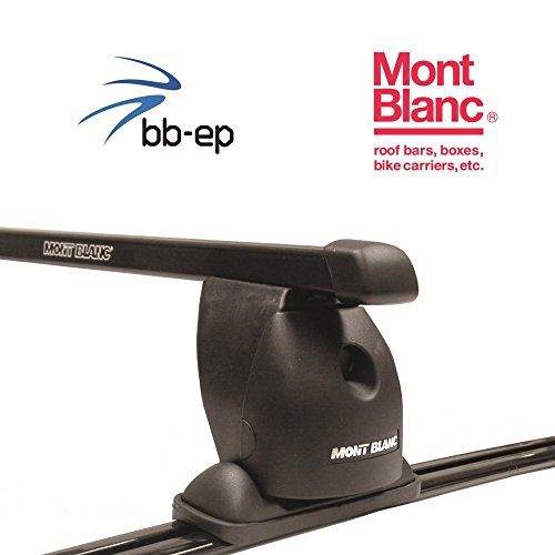 MontBlanc - Baca de acero prémium para Citroen C5 4 puertas Sedán con puntos fijos en el techo a partir de 2008 hasta hoy. Sistema completo de baca montado en caja de cartón, incluye paños para limpieza de cristal ProTecton antivaho