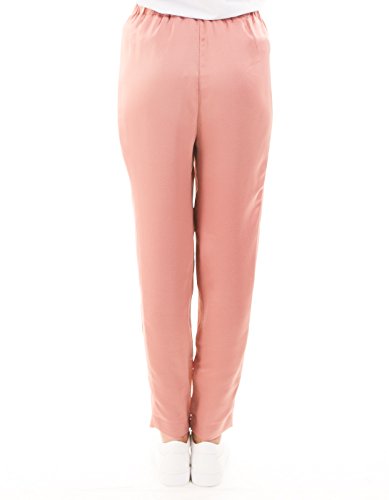 Morgan de Toi Pantalones Rosa Cremalleras (Rosa - 40)