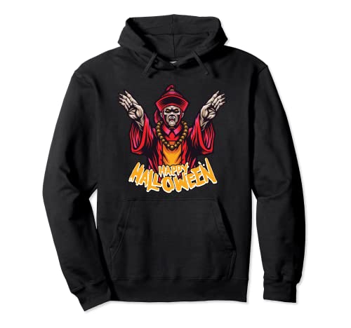 Motivo de Halloween - Mago chino malvado Sudadera con Capucha