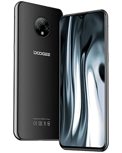 Moviles Baratos y Buenos, DOOGEE X95 [2022] 4G 3GB RAM+16GB ROM Telefono Movil, 4350mAh Batería Pantalla 6,52 Pulgadas Smartphone Barato Dual SIM, Triple Cámara 13MP, Android 10, Face ID - Negro