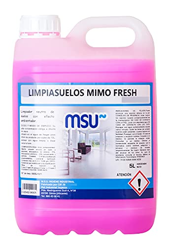 MSU® - Fregasuelos Mimo Fresh "Efecto Ambientador". Envase 5 Litros