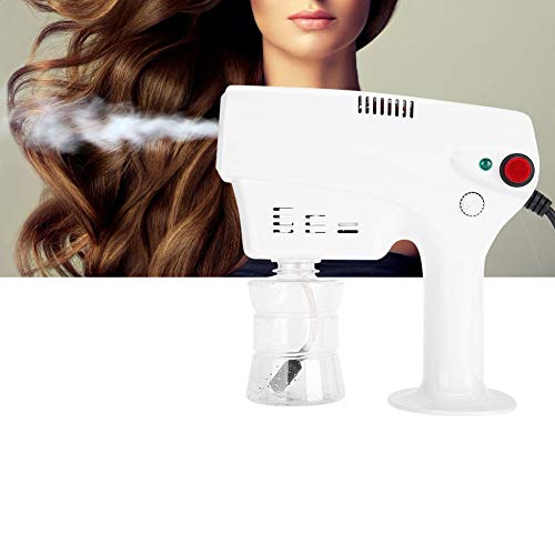 Nano Steam Gun, Spray para el cabello Multifuncional 260ML Nano Mister Hair Steamer, Vaporizador para Teñir el Cabello Humidifer Herramienta para el Cuidado del Cabello para Peluquería, Personal(UE)