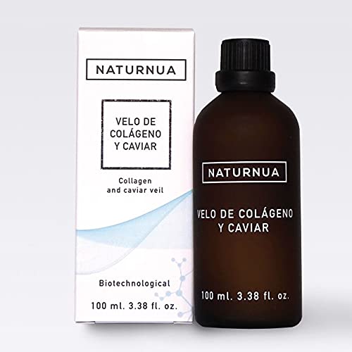 Naturnua Sérum Facial Orgánico Regenerador Velo de Colágeno y Caviar 100ML Hidratante Reafirmante