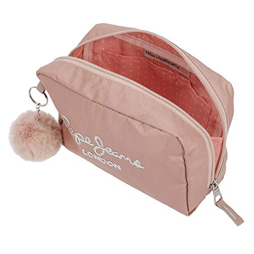 Neceser Pepe Jeans Celia, Rosa, 20.5 x 15 x 8 cm