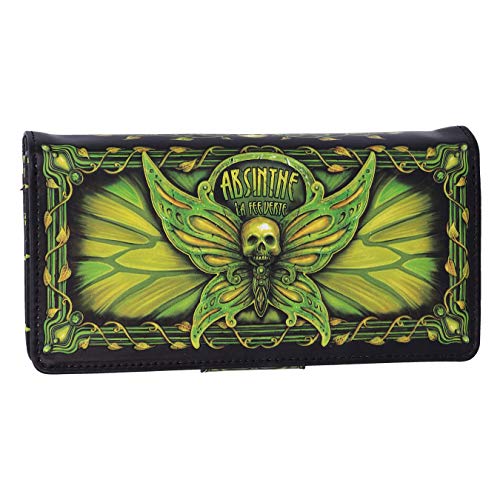 Nemesis Now Absinthe La Fee Verte-Monedero de Hada Verde, 18,5 cm