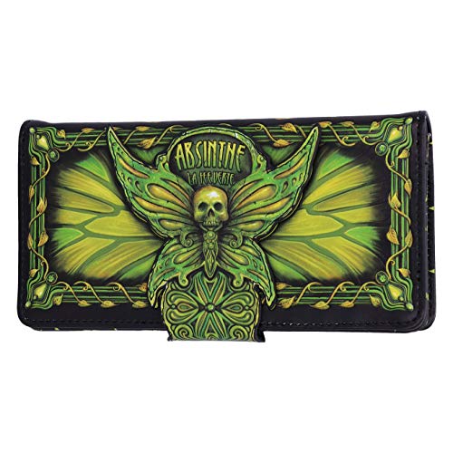 Nemesis Now Absinthe La Fee Verte-Monedero de Hada Verde, 18,5 cm