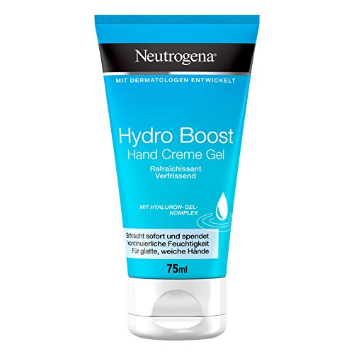 Neutrogena Hidro Boost Hand Crema Gel, Ácido Hialurónico Complejo, 1er Pack (1 X 75ML)