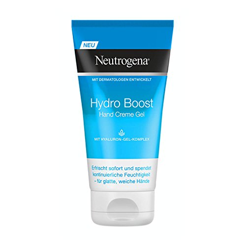 Neutrogena Hidro Boost Hand Crema Gel, Ácido Hialurónico Complejo, 2er Pack (2 x 75 ML)