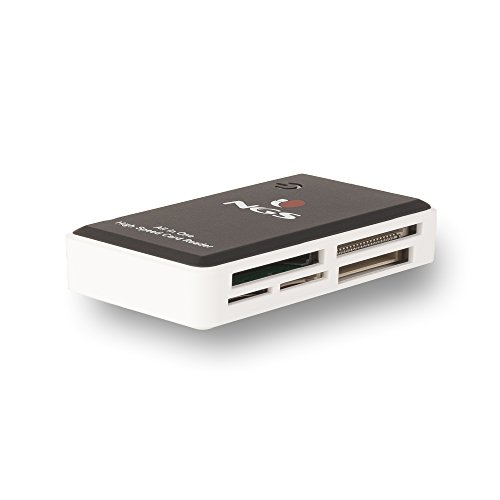 NGS CARD READER MULTIREADER PRO - USB 2.0 Lector de Tarjetas todo en 1, Color Negro