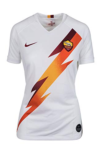 NIKE Camiseta Equipación Domicilio Stadium 2019/2020, Mujer, Blanco, XL