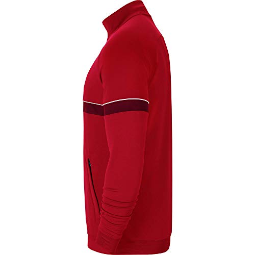 NIKE Dri-fit Academy 21 - Chaqueta deportiva para hombre, Hombre, Chaqueta deportiva, CW6113, University Rojo/Blanco/Gym Rojo/Blanco, S