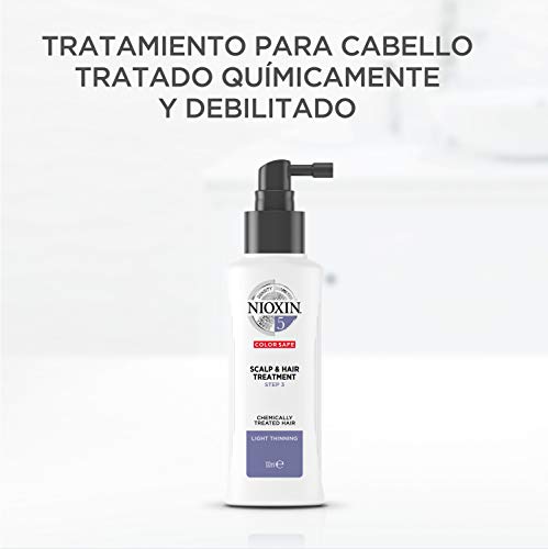 NIOXIN - Tratamiento Scalp Treatment - para Cabello Tratado Químicamente y Debilitado - Sistema 5 - paso 3 - 100ml