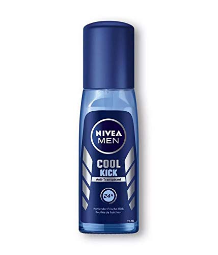 Nivea Desodorante pulverizador Cool Kick para hombres, 75 ml