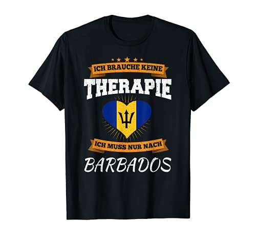 No necesito terapia, solo tengo que ir a Barbados Camiseta