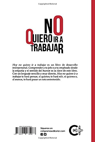 No quiero ir a trabajar (Talento)