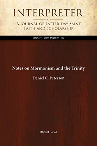 Notes on Mormonism and the Trinity (English Edition)