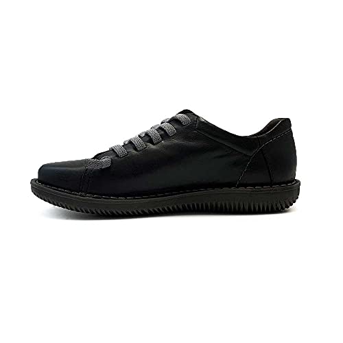 ¡¡Novedad!! Zapatisimos - Zapato para Mujer de Piel de Estilo Casual Antideslizantes con Cordones elásticos, cómodos, almohadillados- Diseño y fabricación española