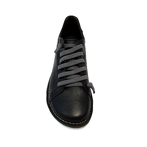 ¡¡Novedad!! Zapatisimos - Zapato para Mujer de Piel de Estilo Casual Antideslizantes con Cordones elásticos, cómodos, almohadillados- Diseño y fabricación española