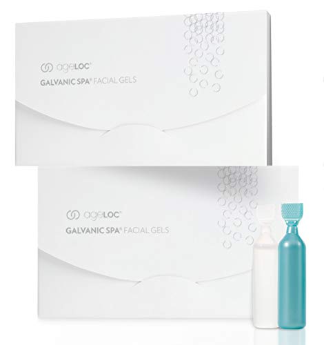 Nu Skin Galvanic Spa - 2 geles faciales, corriente galvánica, tecnología ageLOC