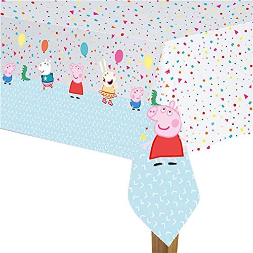 Nuevos artículos de Fiesta de Peppa Kit de Fiesta de cumpleaños para niños Decoraciones de vajilla Premium - Sirve 16 Invitados