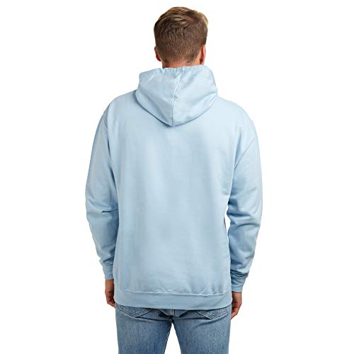 Ocean Pacific Script Logo Sudadera con Capucha, Azul (Sky Blue Sky), L para Hombre