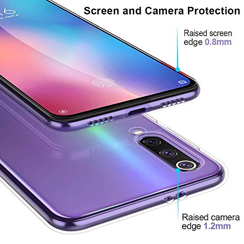 Oihxse Mandala Flores Encaje Patrón Serie Case Compatible con Huawei Nova 6SE Funda TPU Silicona Suave Protector Ultra Slim Anti-Rasguño Transparente Carcasa (A4)