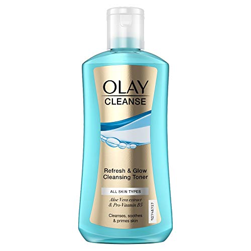 Olay Cleanse Refresh & Glow Tóner Limpiador, todo tipo de piel, 200 ml