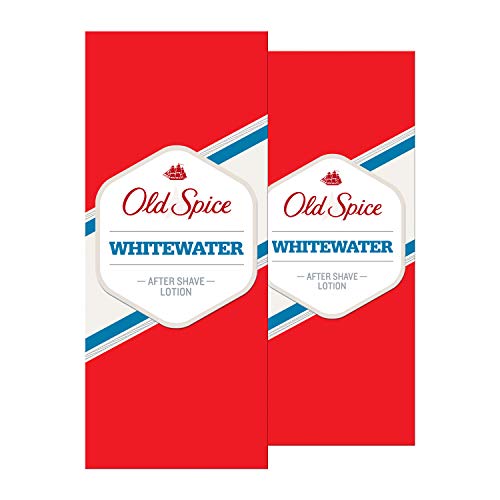 Old Spice Whitewater Aftershave Loción, 2 unidades (2 x 100 ml)