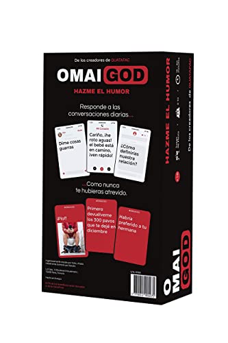 OMAIGOD - Juego de mesa de los creadores de GUATAFAC - Cartas Para Fiestas y Risas - Idea Regalo Divertido para Adultos - Edición Español